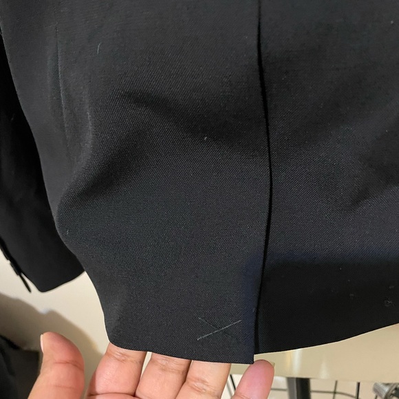 0121 NWT NEW Theory Nichelle black wool blazer sz 6 - Picture 8 of 8